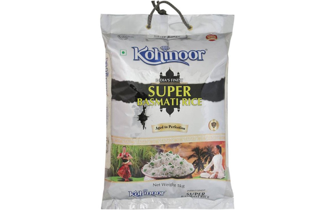 Kohinoor Super Basmati Rice   Pack  5 kilogram